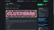 Cluttered mod can be easily downloaded from the Modrinth website (Image via Modrinth/Cluttered)
